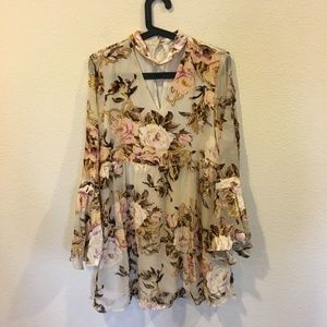 The Impeccable Pig Dresses - Impeccable Pig floral wonder long sleeve dress The Impeccable Pig Dresses - Impeccable Pig floral wonder long sleeve dress